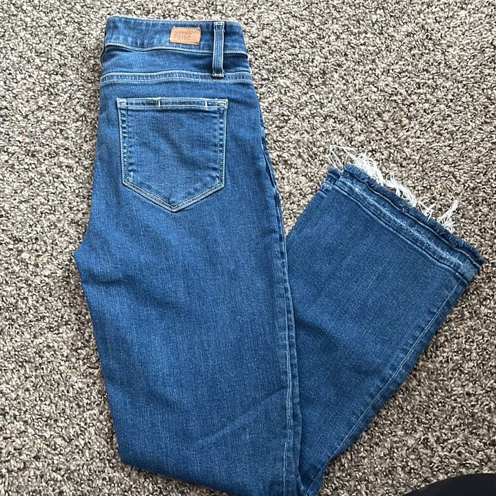 PAIGE Denim Collette Crop Flare